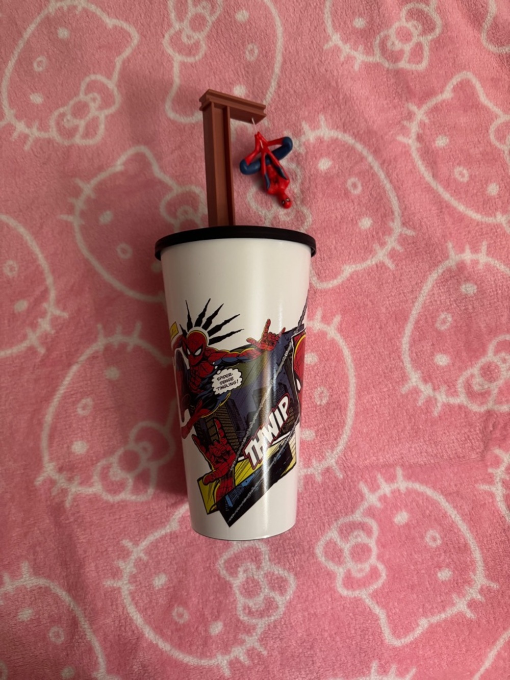 Marvel Spider-Man Brand New Day Large Tumbler Cup with Topper and Lid BRAND NEW